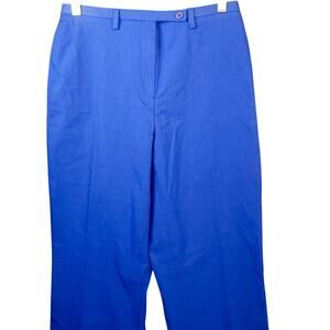 VINTAGE Casual Corner Wide Leg Dress Pant Women 8 Coastal Blue‎ Deadstock | NWT